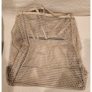 Kalidi Beach Mesh Tote 2 Beige / Pink Hobo Bags Foldable